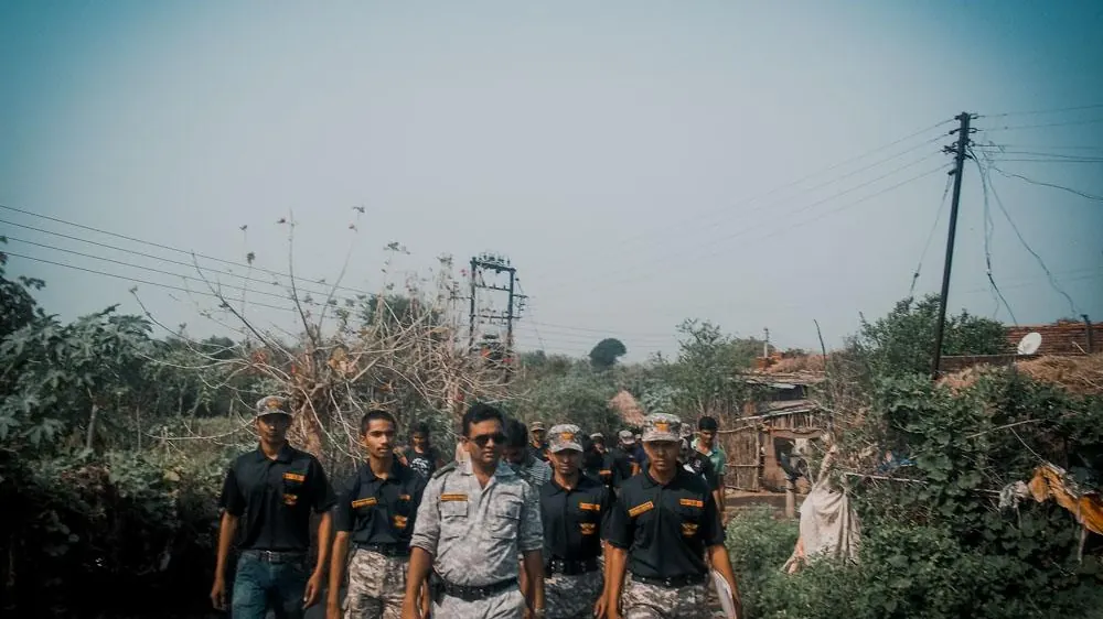TDRF training activity and disaster response volunteers
